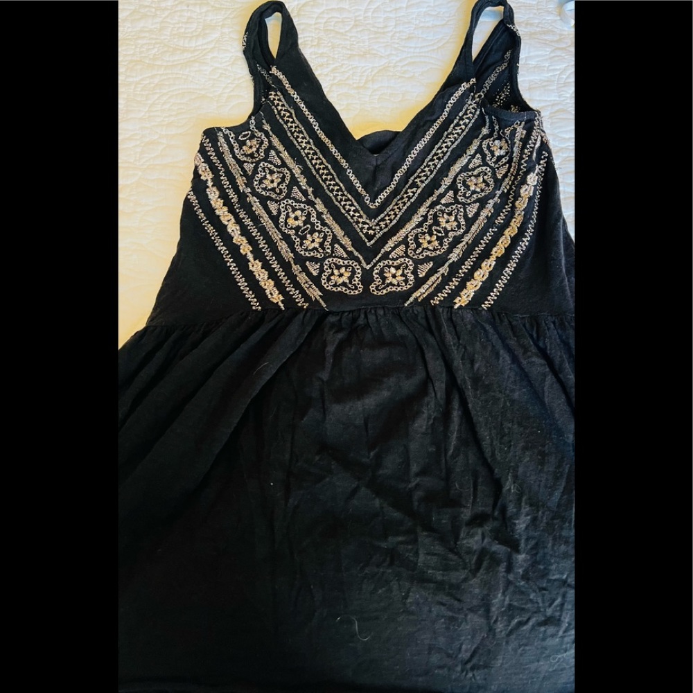 Ecote black tank top swim coverup‎ size extra small